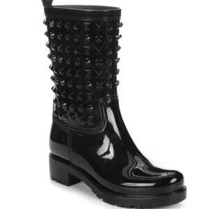 Women's Capelli New York Siny Studded Rain Boots Size 11